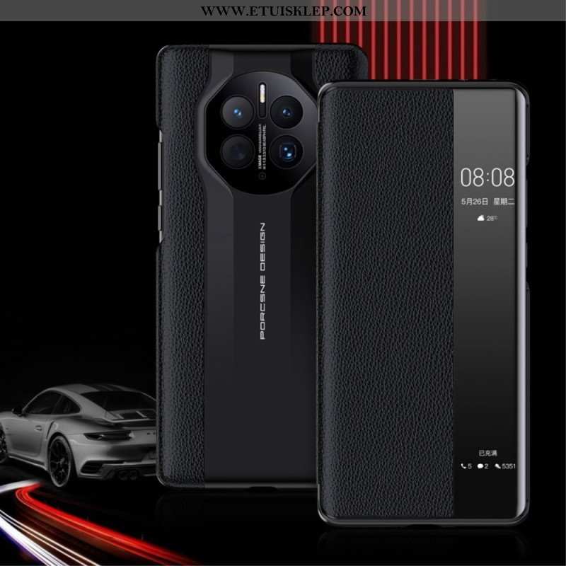 Etui Na Telefon do Huawei Mate 50 Pro Sztuczna Skóra Liczi